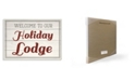 Stupell Industries Welcome To Our Holiday Lodge Vintage-Inspired Wall Plaque Art, 10" x 15"